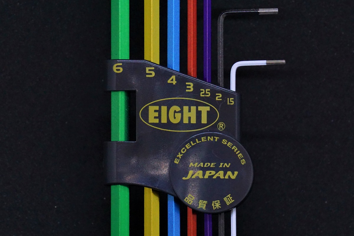 EIGHT テーパーヘッドヘキサレンチ タクミ EXロング