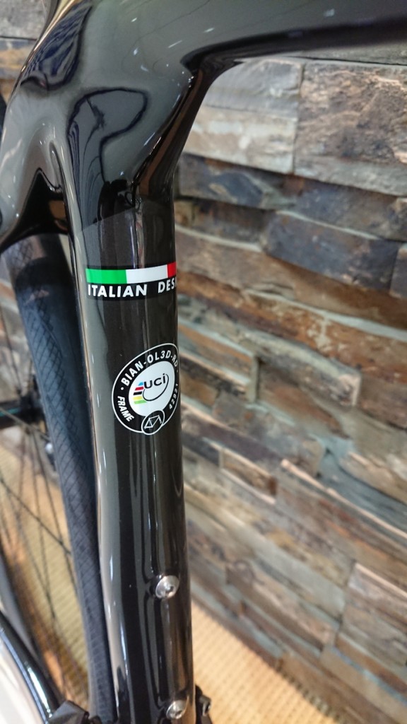 ◇BIANCHI 20 OLTRE XR3 CV CISC 105(CK16 BLK)(50)【UCI認定】