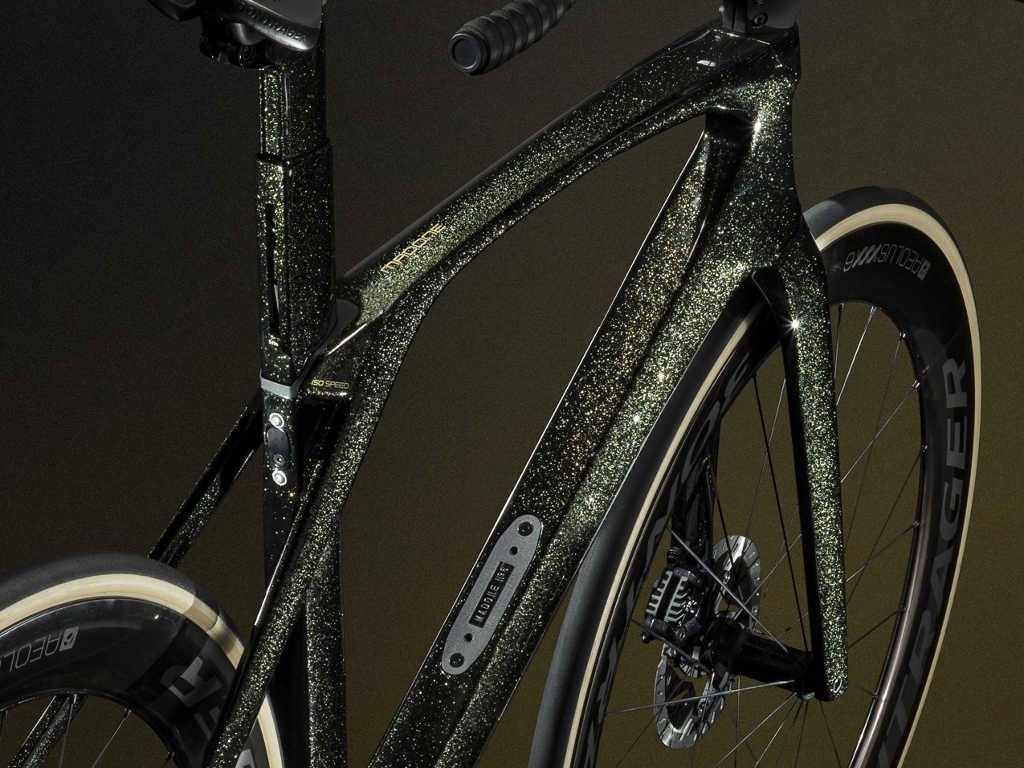 P1_Madone_ICON_Black_Gold_Trek_Rider Veiw_detail