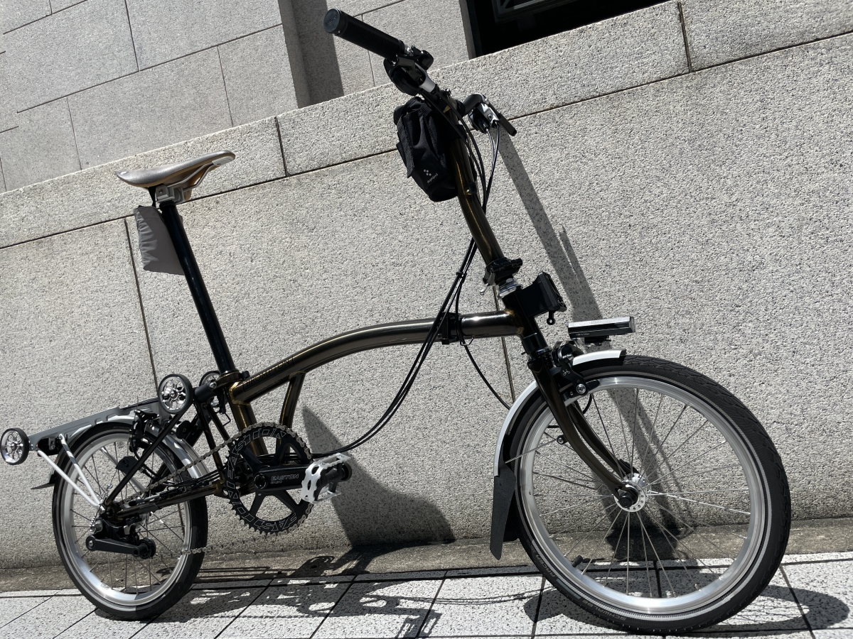 【お客様の1台】カスタムの幅はMUGENDAI☆めーちゃくちゃカッコいいカスタム承りました！【BROMPTON】 | 神戸で自転車をお探しならY's Road 神戸店