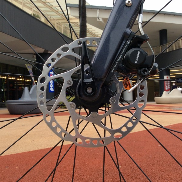 Bianchi ORSO STEEL CLARIS ブレーキ