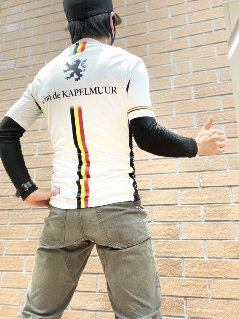 KAPELMUUR カペルミュール 22年 新作 新入荷 半袖ジャージ ワイズロード限定 サイクルジャージ 自撮り
