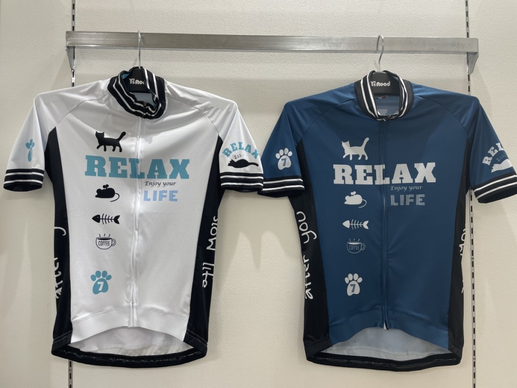 7ITA Relax Cat サイクルジャージ スタッフ着用 購入しました 後姿選手権 猫ジャージ