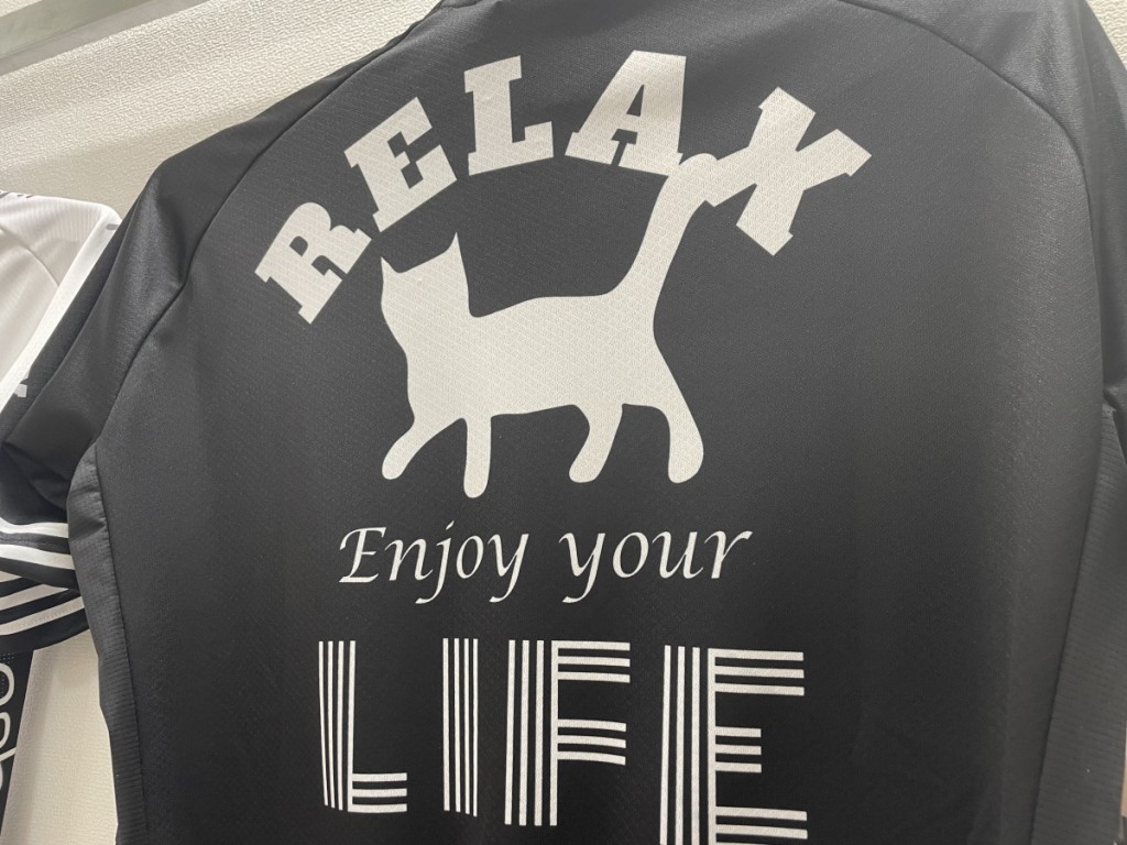 7ITA Relax Cat サイクルジャージ スタッフ着用 購入しました 後姿選手権 猫ジャージ