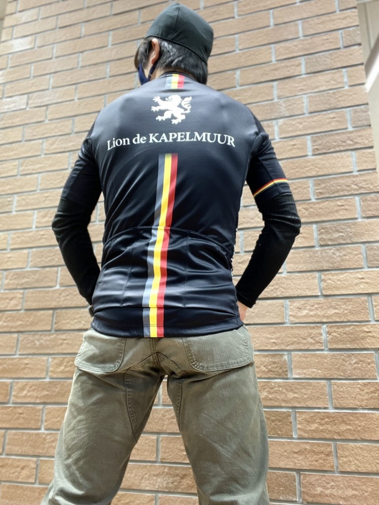 KAPELMUUR カペルミュール 22年 新作 新入荷 半袖ジャージ ワイズロード限定 サイクルジャージ 自撮り