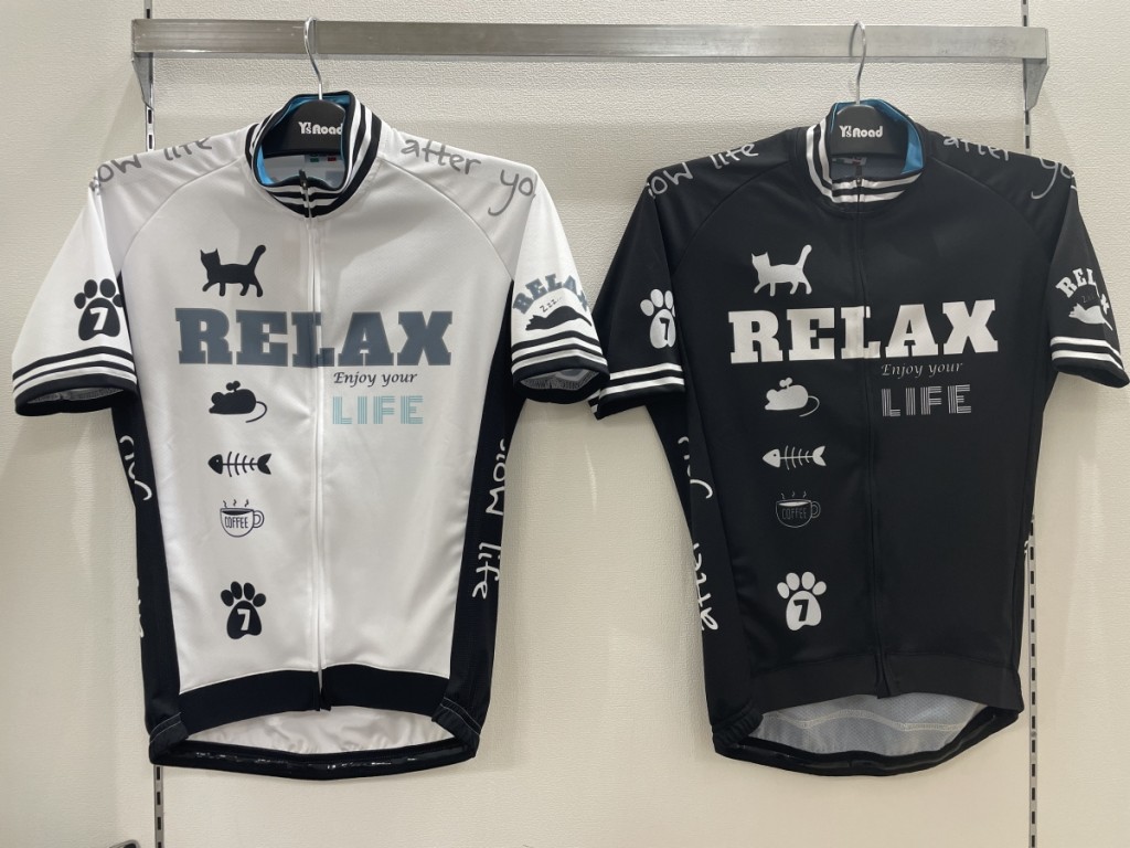 7ITA Relax Cat サイクルジャージ スタッフ着用 購入しました 後姿選手権 猫ジャージ