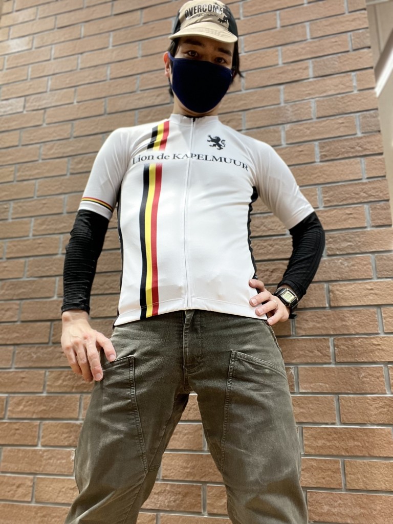 KAPELMUUR カペルミュール 22年 新作 新入荷 半袖ジャージ ワイズロード限定 サイクルジャージ 自撮り