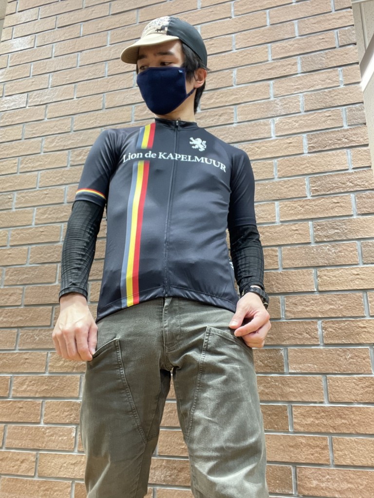 KAPELMUUR カペルミュール 22年 新作 新入荷 半袖ジャージ ワイズロード限定 サイクルジャージ 自撮り