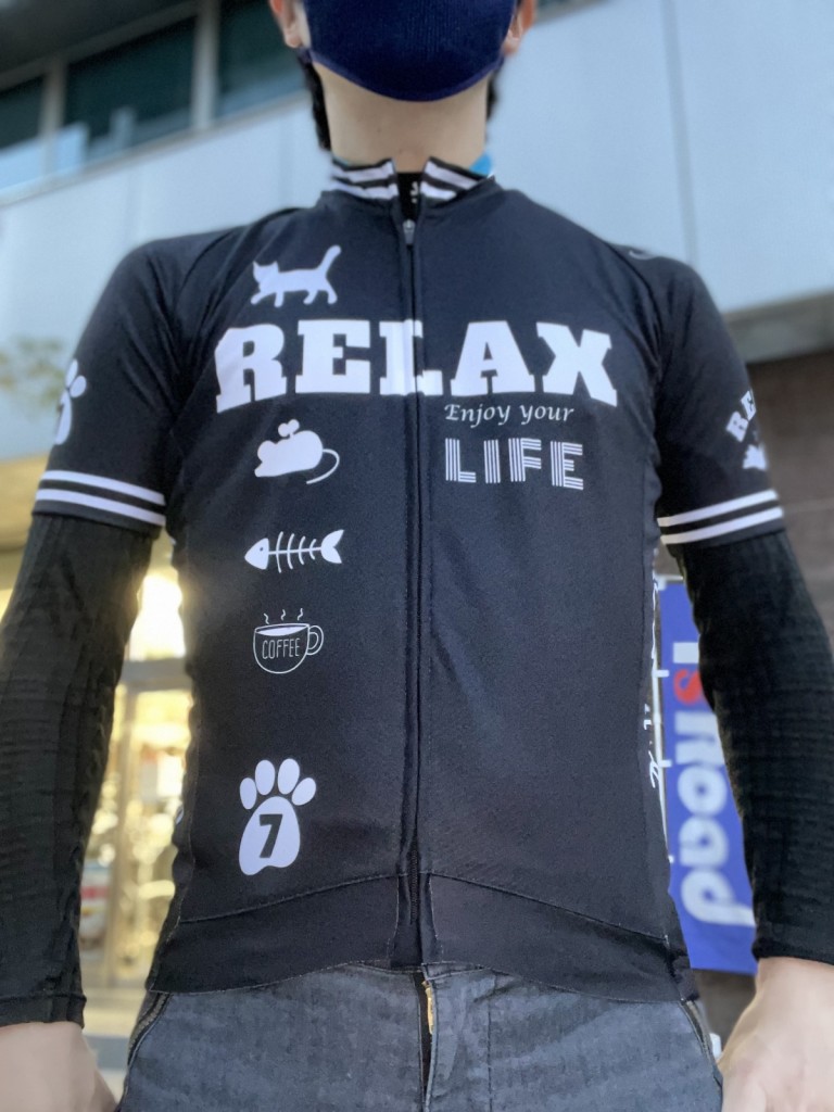 7ITA Relax Cat サイクルジャージ スタッフ着用 購入しました 後姿選手権 猫ジャージ