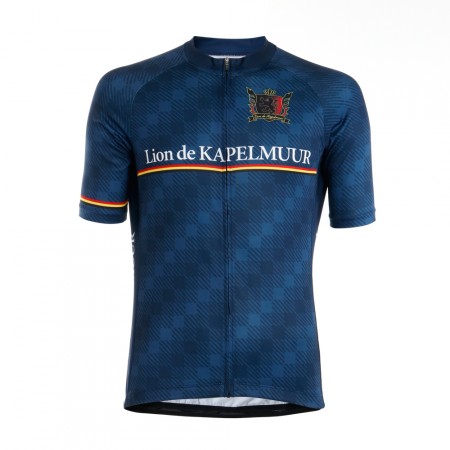 Lion de KAPELMUUR リオン カペルミュール 半袖ジャージ チェッカープリント サイジャ 自撮り ワイズロード
