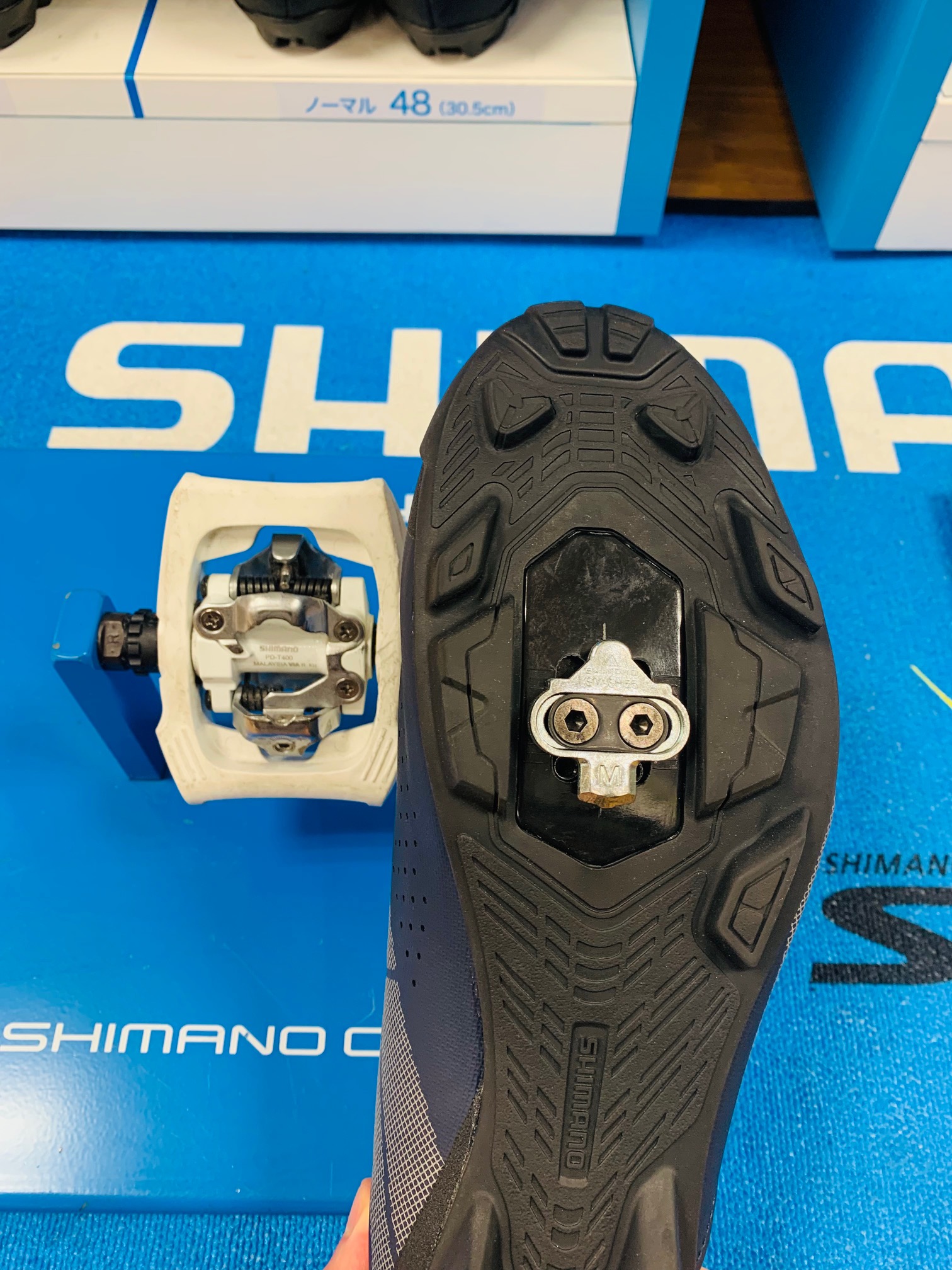 ビンディングシューズ 試着 SHIMANO RC3 XC3 シマノ SPD SPDSL