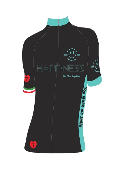 Lady Happiness Black-Celeste Short Jersey-001 (2)