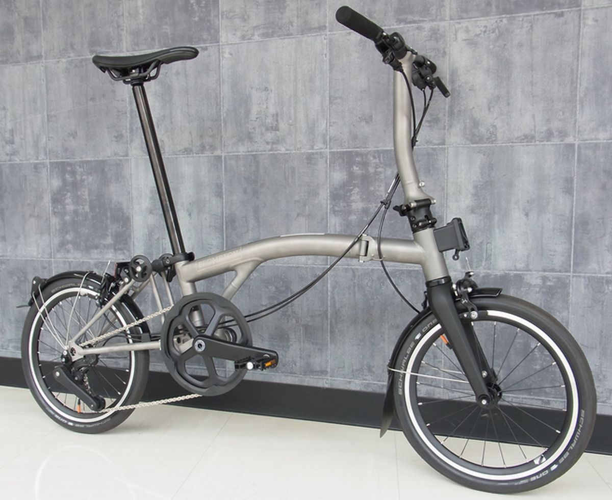 【BROMPTON STORE】チタンとカーボンが組み合わさった折りたたみ自転車の試乗車があります！！BROMPTON「T-LINE URBA… | 船橋で自転車をお探しならY's Road 船橋店