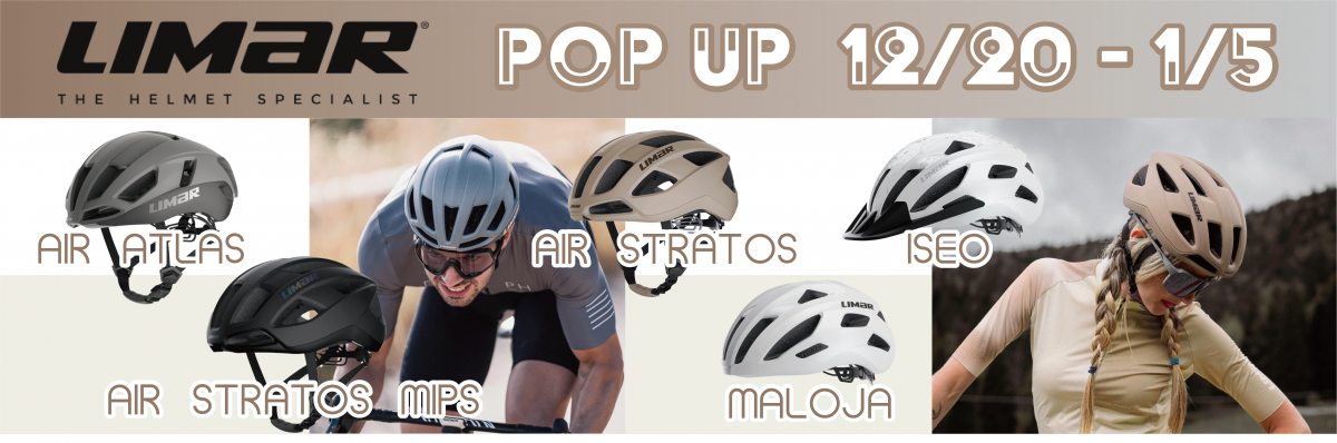 【LIMAR】期間限定 POP UP開催です！【12/21(Fri)〜1/5(Sun)】 | 船橋で自転車をお探しならY's Road 船橋店