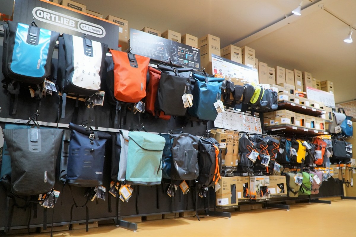 ORTLIEB SPECIAL SOTRE 展示 購入 販売 オルトリーブ 現物 専門店