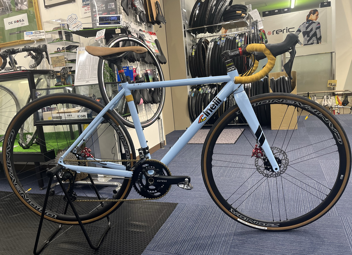 【お客様の1台】クラシック？いいえ最新のCILELLI NEMO TIG GRAVELです。 | 川崎で自転車をお探しならY's Road 川崎店