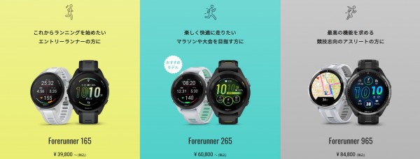 FORERUNNERシリーズ
