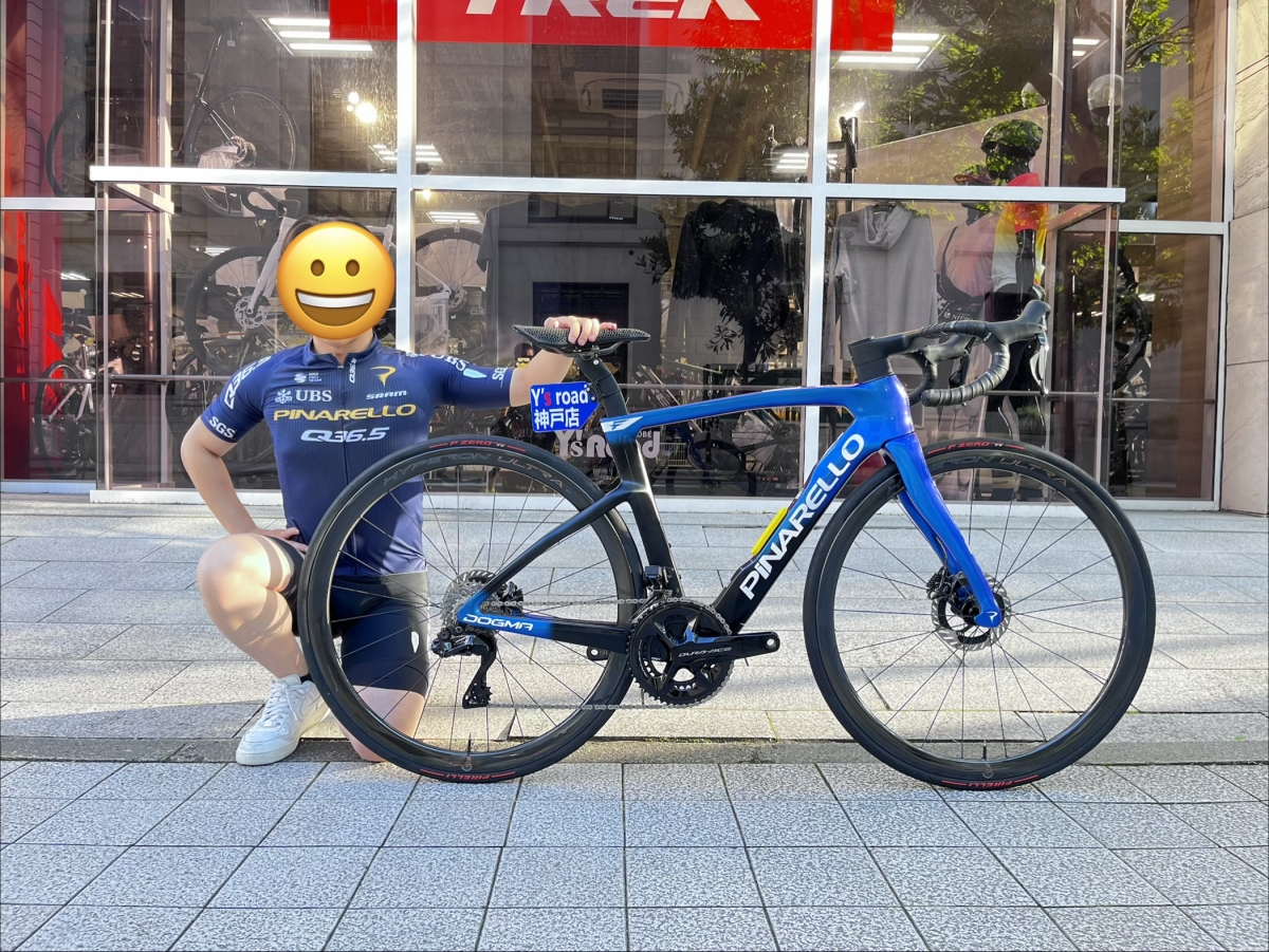 【Q36.5】PINARELLO DOGMA Fを駆るプロライダーと同じウエアで気持ちもプロに！！ | 神戸で自転車をお探しならY's Road 神戸店