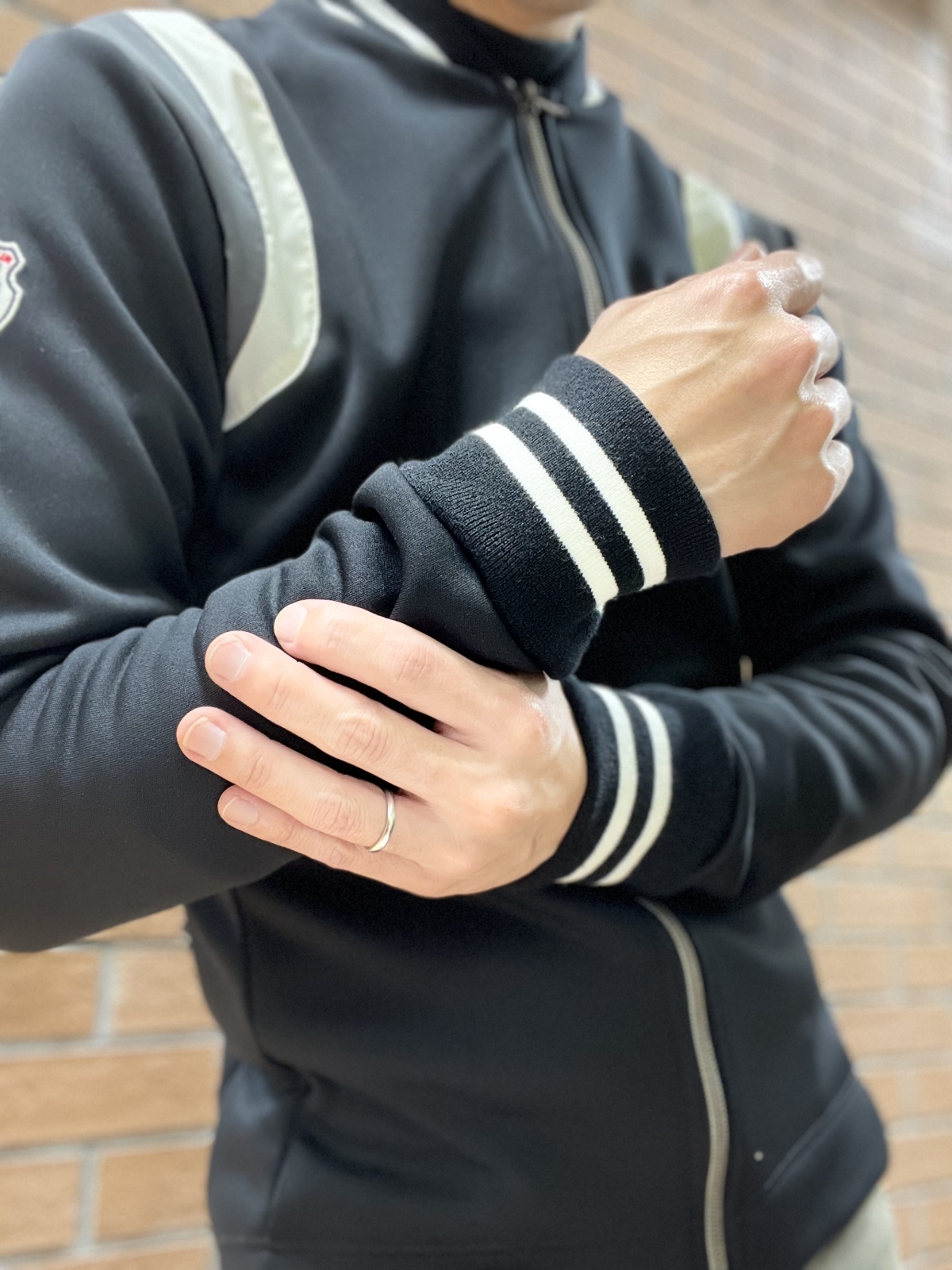KAPELMUUR バーシティジャケット カペルミュール 代表チーム スタジャン MADE IN JAPAN メイドインジャパン 日本製 10℃ 自撮り ワイズロード 尾林 サイクルウェア 自転車