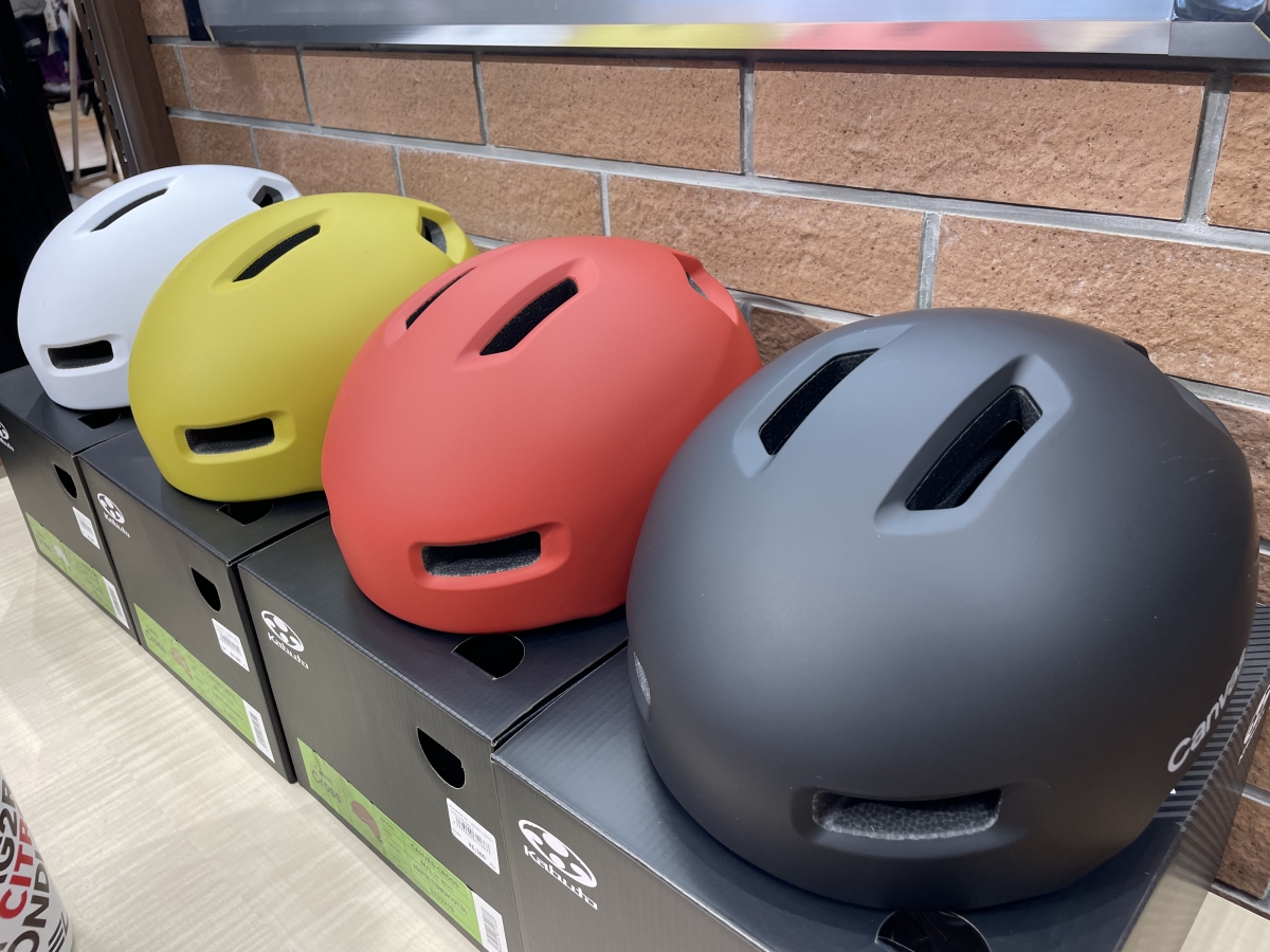 ヘルメット特需の期待の星！CANVAS Cross再入荷！探してる方は今がチャンス！地域によっては補助金も出ますよ。 | サイクルウェアのことならY's Road 名古屋ウェア館