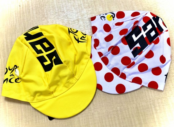 TDF 2023 Tour de France ツール・ド・フランス マイヨジョーヌ リーダー ジャージ レプリカ 本物 キャップ 山岳賞 ブラン・ア・ポア・ルージュ