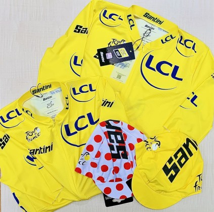 TDF　2023　Tour de France　ツール・ド・フランス　マイヨジョーヌ　リーダー　ジャージ　レプリカ　本物　キャップ　山岳賞　ブラン・ア・ポア・ルージュ