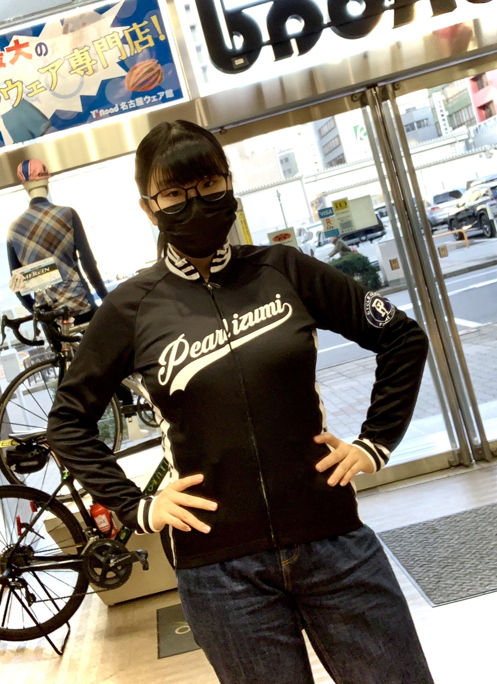 PEARL iZUMi パールイズミ 長袖 ジャージ コンフォート ウィンター ジャージ 春ライド ウェア 自転車 名古屋