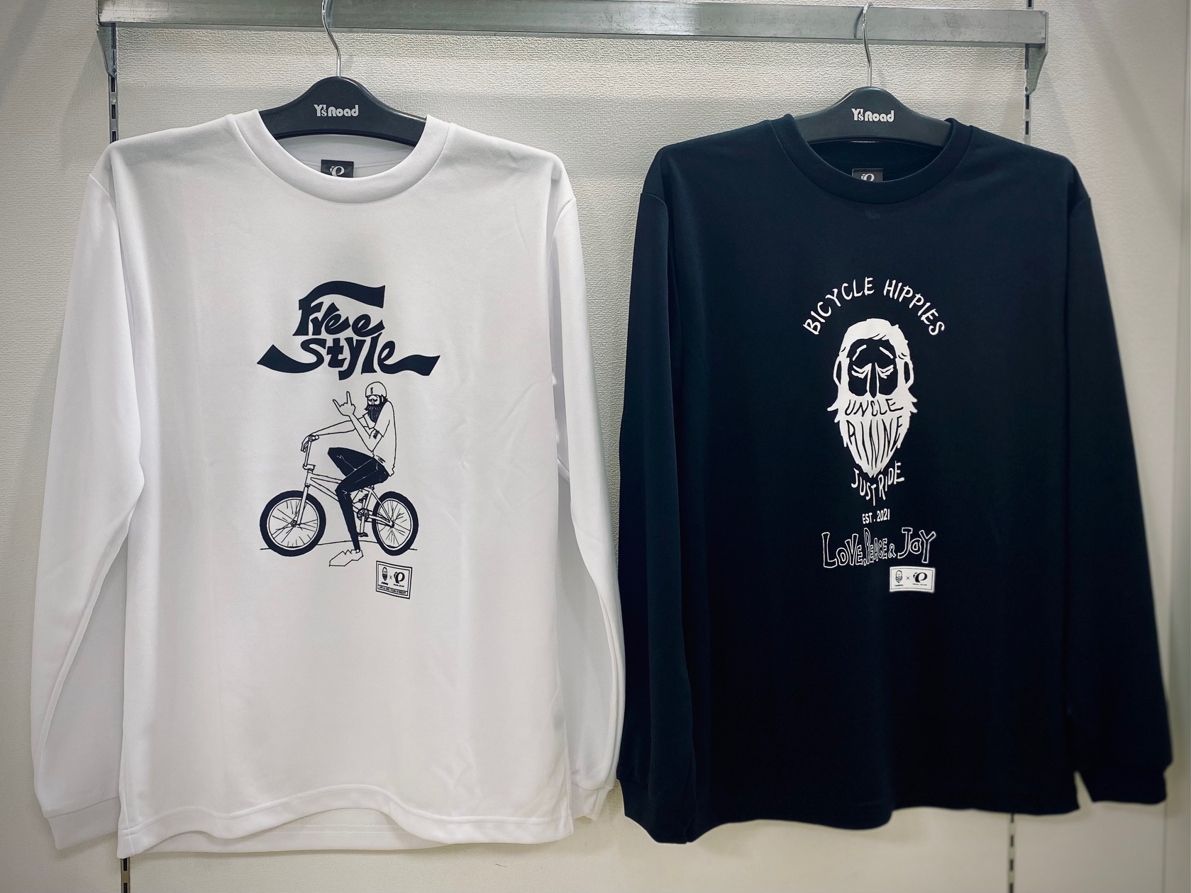 【入荷速報】バイシクルカルチャーをアートで表現する「RINNE」とコラボしたロンT！ #PEARLIZUMI | サイクルウェアのことならY's Road 名古屋ウェア館