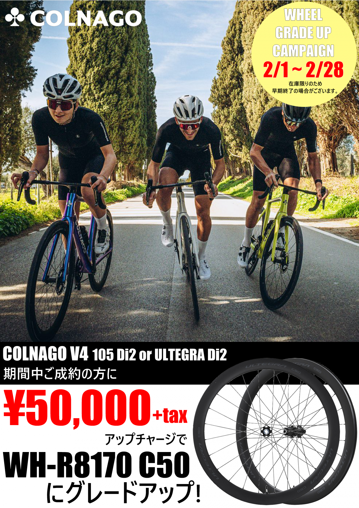COLNAGO V4 ULTE WHEEL縦