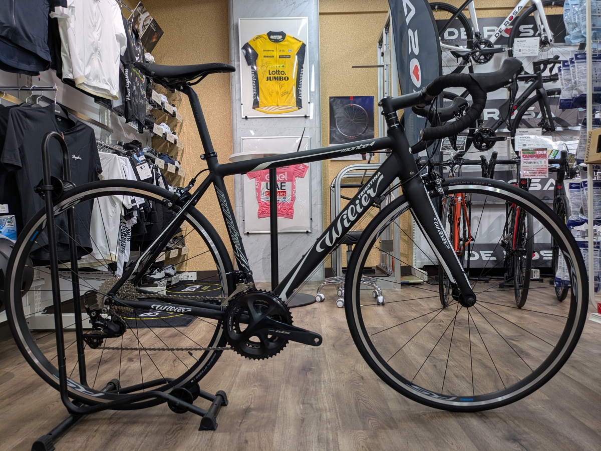 Wilier Triestina ( ウィリエール ) ロードバイク MONTE4 SHIMANO 105 仕様 ( モンテクワトロ ) マットブラック/ホワイト M ( 身長目安175cm前後 )