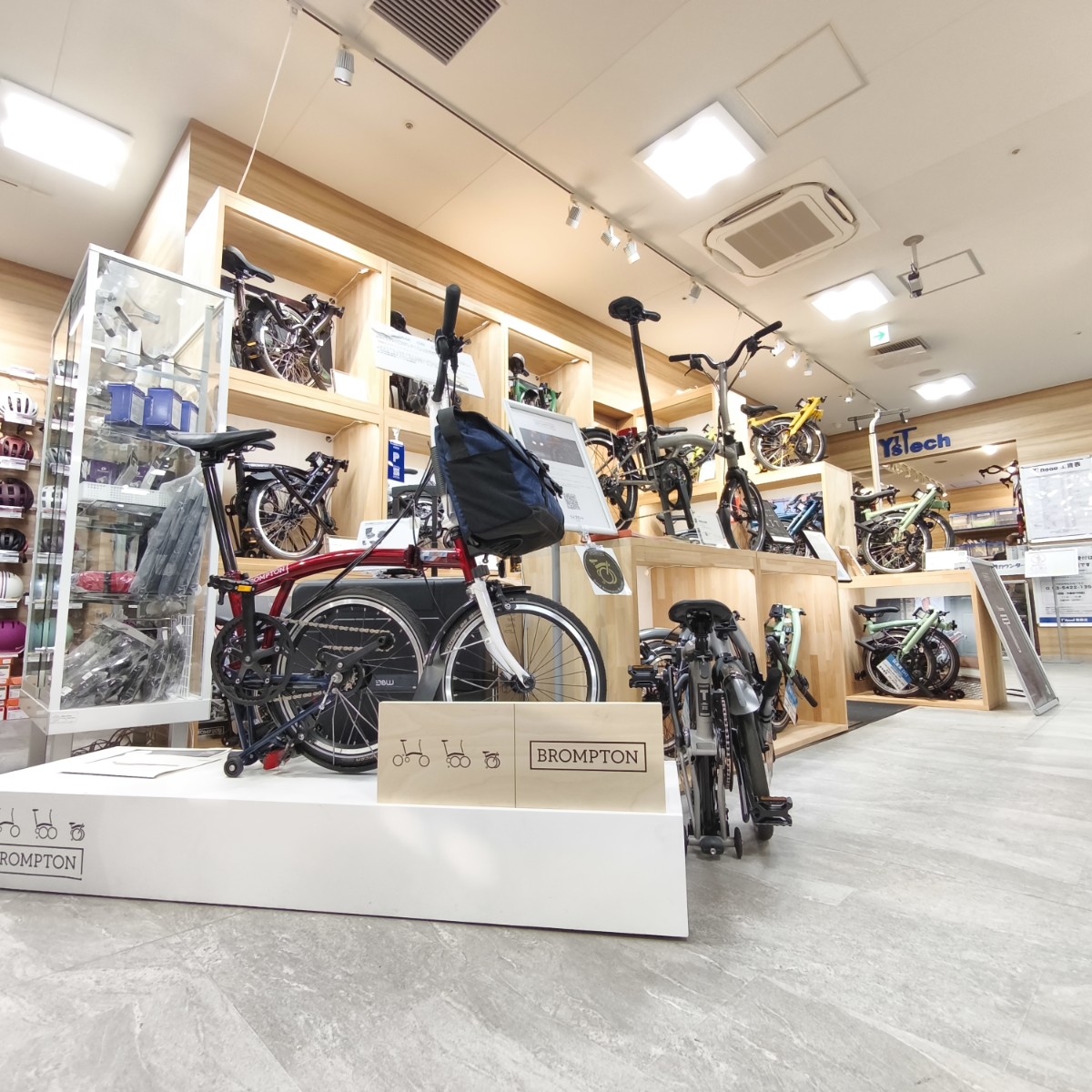 【BROMPTON】常時25台以上展示!!超豊富&贅沢なラインナップで新橋店地下にブロンプトン売場登場!… | 新橋 銀座 港区 中央区でスポーツ自転車をお探しならY's Road 新橋店