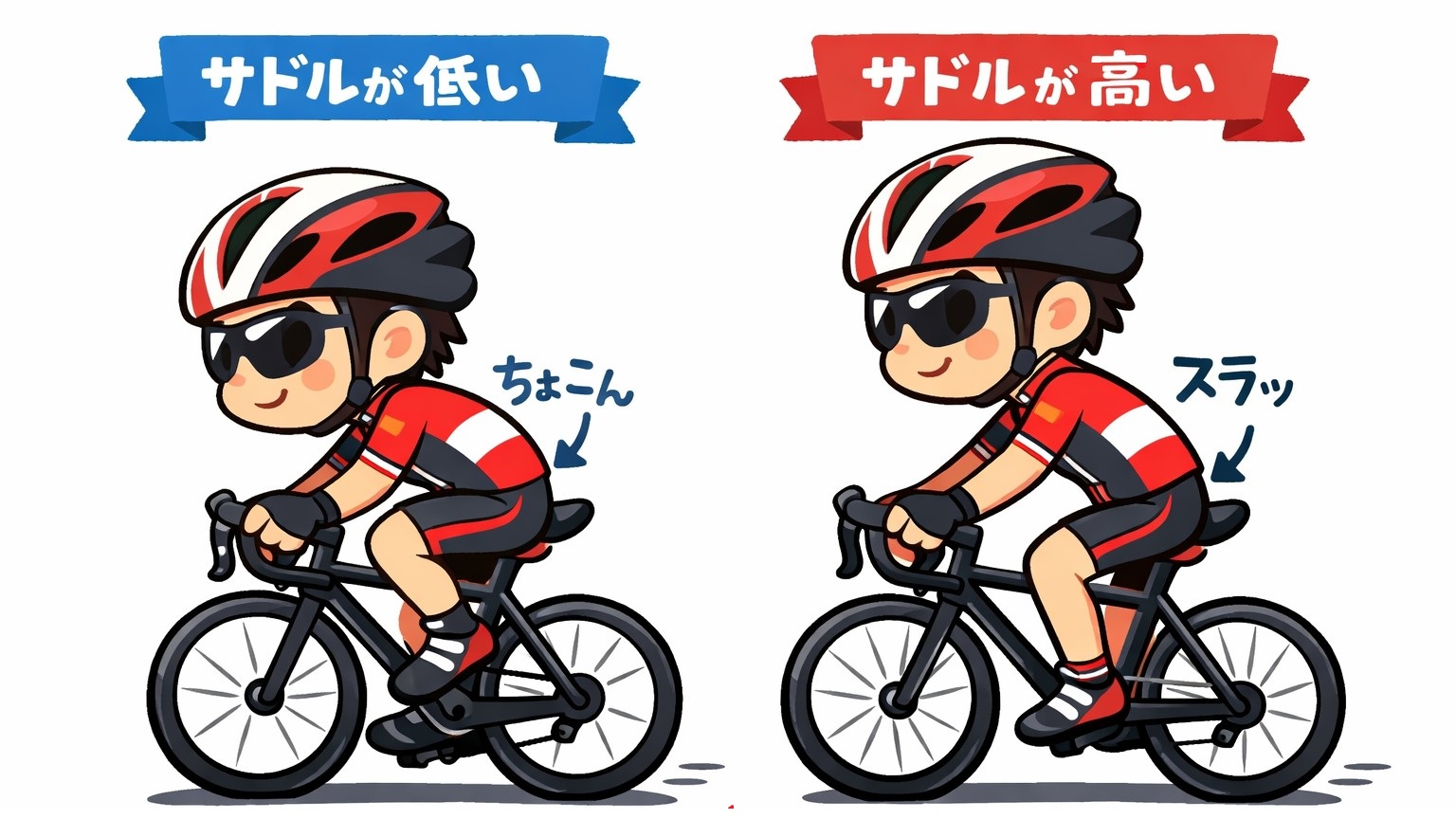 サドル高低