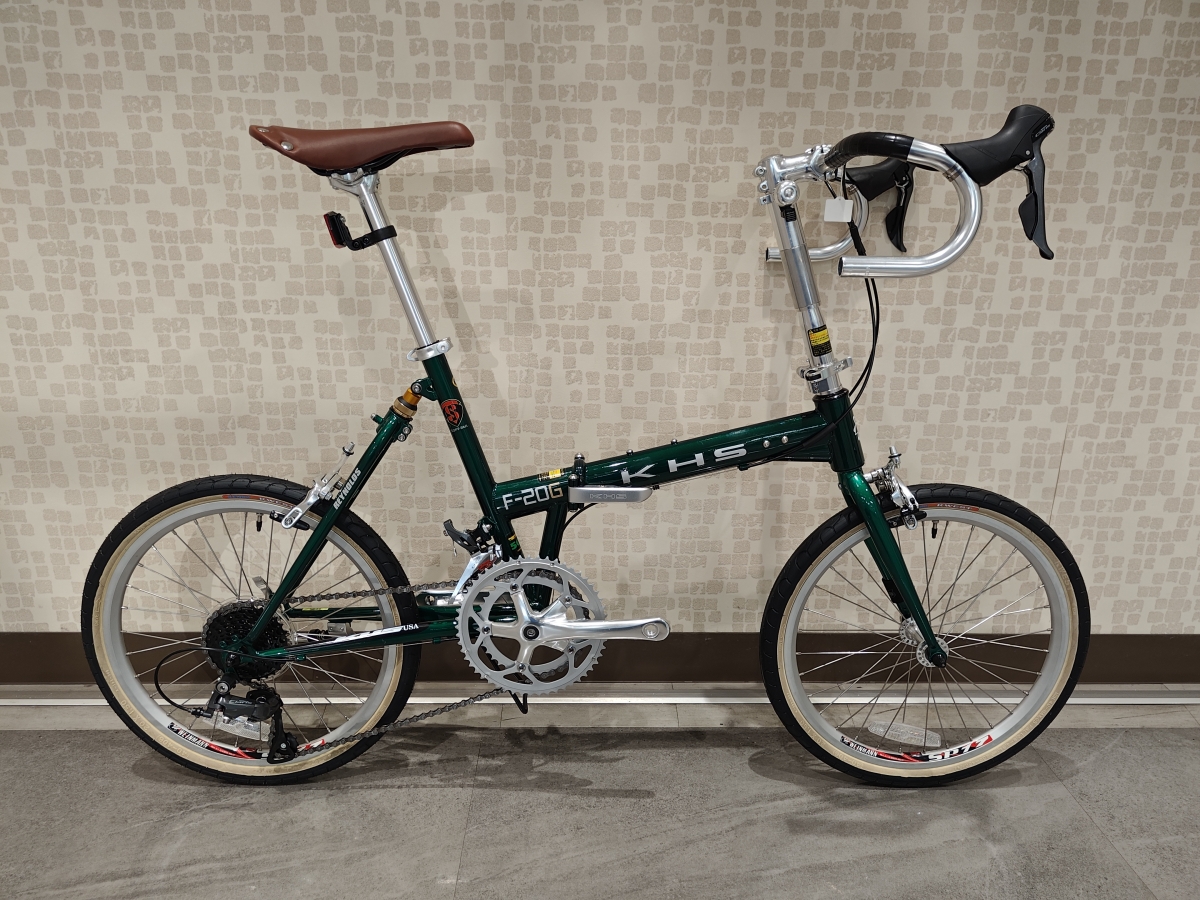 【KHS】2025年モデルのF-20Gが入荷しました！たためるツーリングバイクですよ。 | 新宿で自転車をお探しならY's Road 新宿クロスバイク館