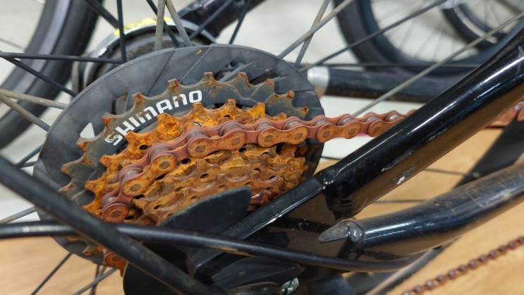 自転車 錆
