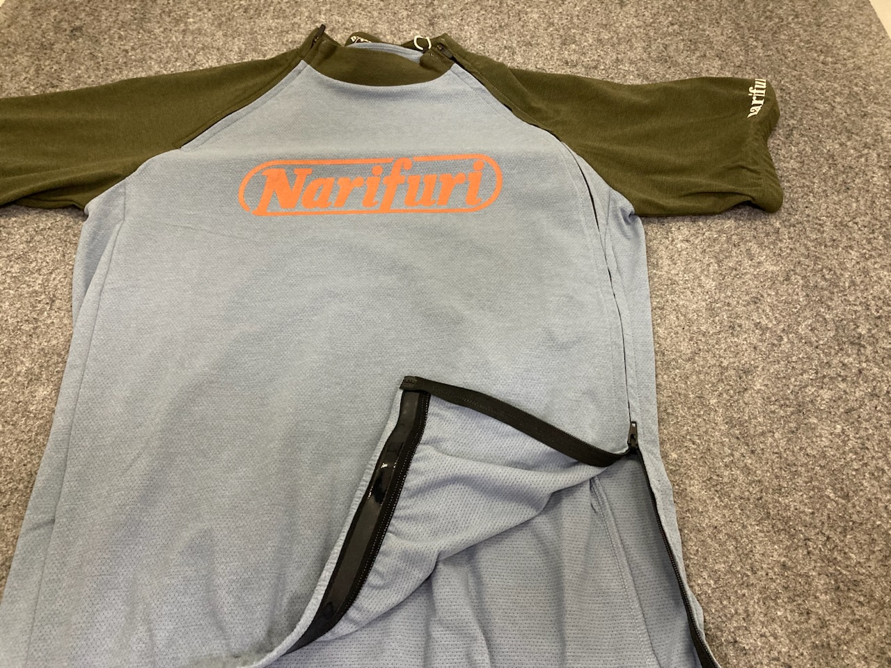 narifuri アクティブメッシュサイクルジャージ スプリット
