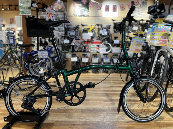 【BROMPTON】エメラルドラッカー　入荷… | 栃木、真岡、那須、日光、佐野、小山、下野、茨城、水戸、日立、福島、郡山、筑波でスポーツ自転車をお探しならY's Road 宇都宮店 じてんしゃの杜