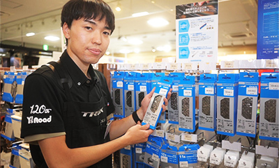 スポーツ自転車・グッズ販売スタッフ